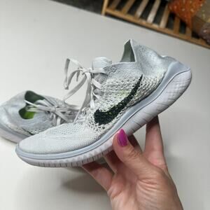 Nike Free RN Flyknit Gray Black Sneakers